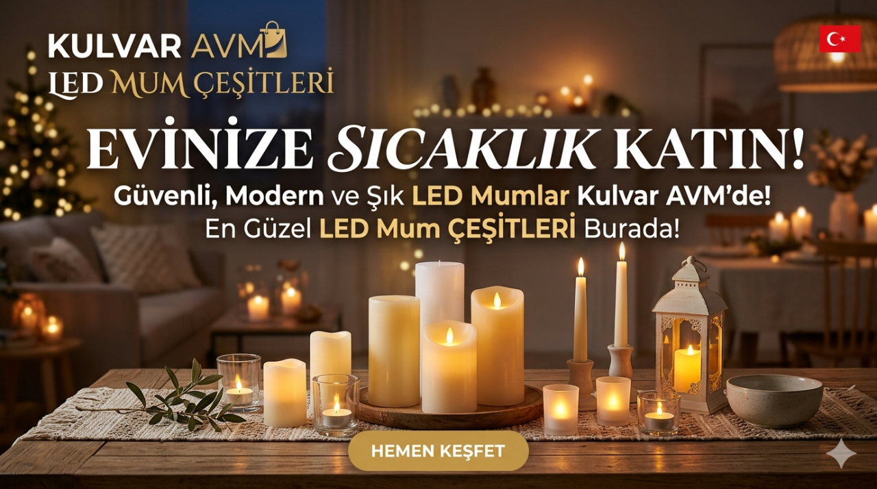 LED Mum Nedir? Dekorasyonda Yeni Nesil Aydınlatma Çözümü