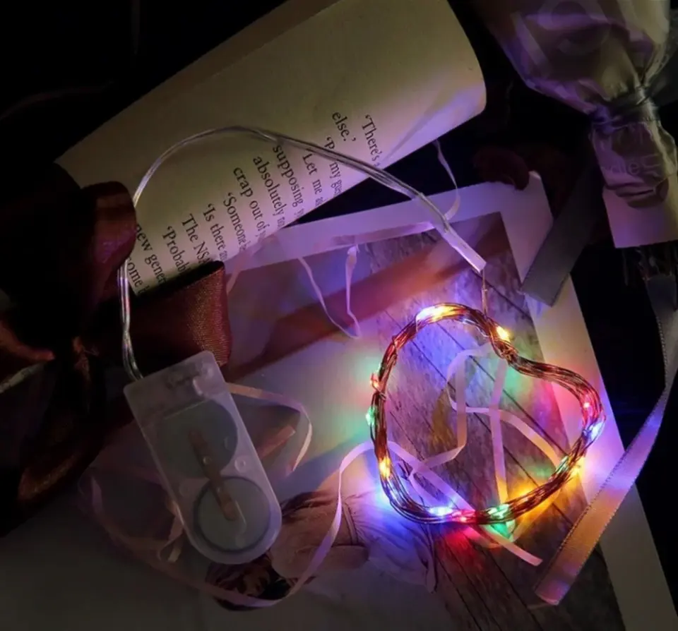 3 Metre Peri Led Rgb CR2032 Led Işık Pilller Dahildir