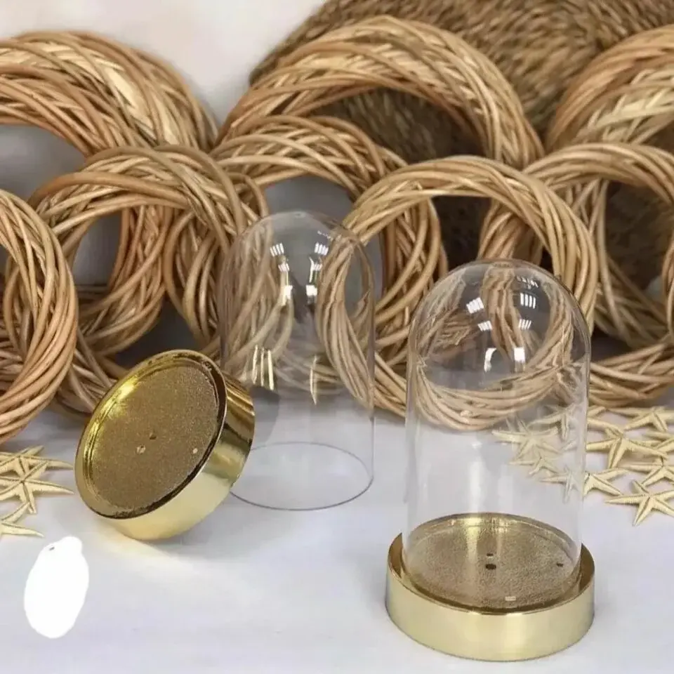 Mika Ters Fanus Gold Dekoratif