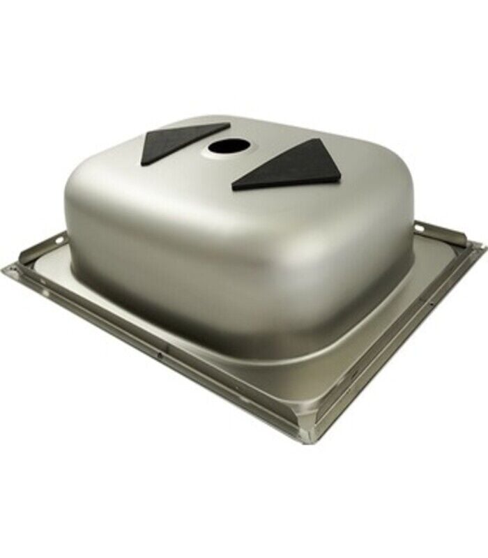 SİNKON Paslanmaz Tezgah Üstü Krom Evye 40X50 Ankastre Eviye Sol Delikli