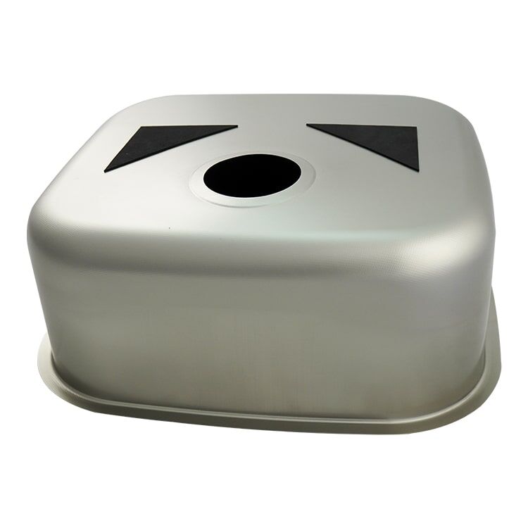 SİNKON 38x48 Tezgah Altı Evye Paslanmaz Krom Evye Büyük Sifon Dahildir