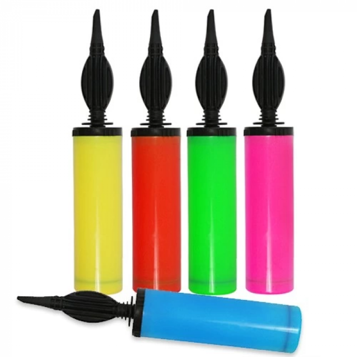 Renkli Balon Pompası Doğum Günü Kutlama Balon Şişirmek İçin Balon Pompası