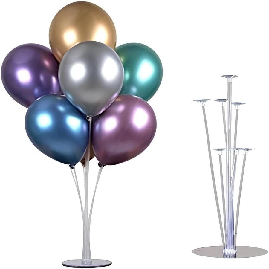 7'li Balon Standı Ayaklı Balon Süsleme Standı Toptan