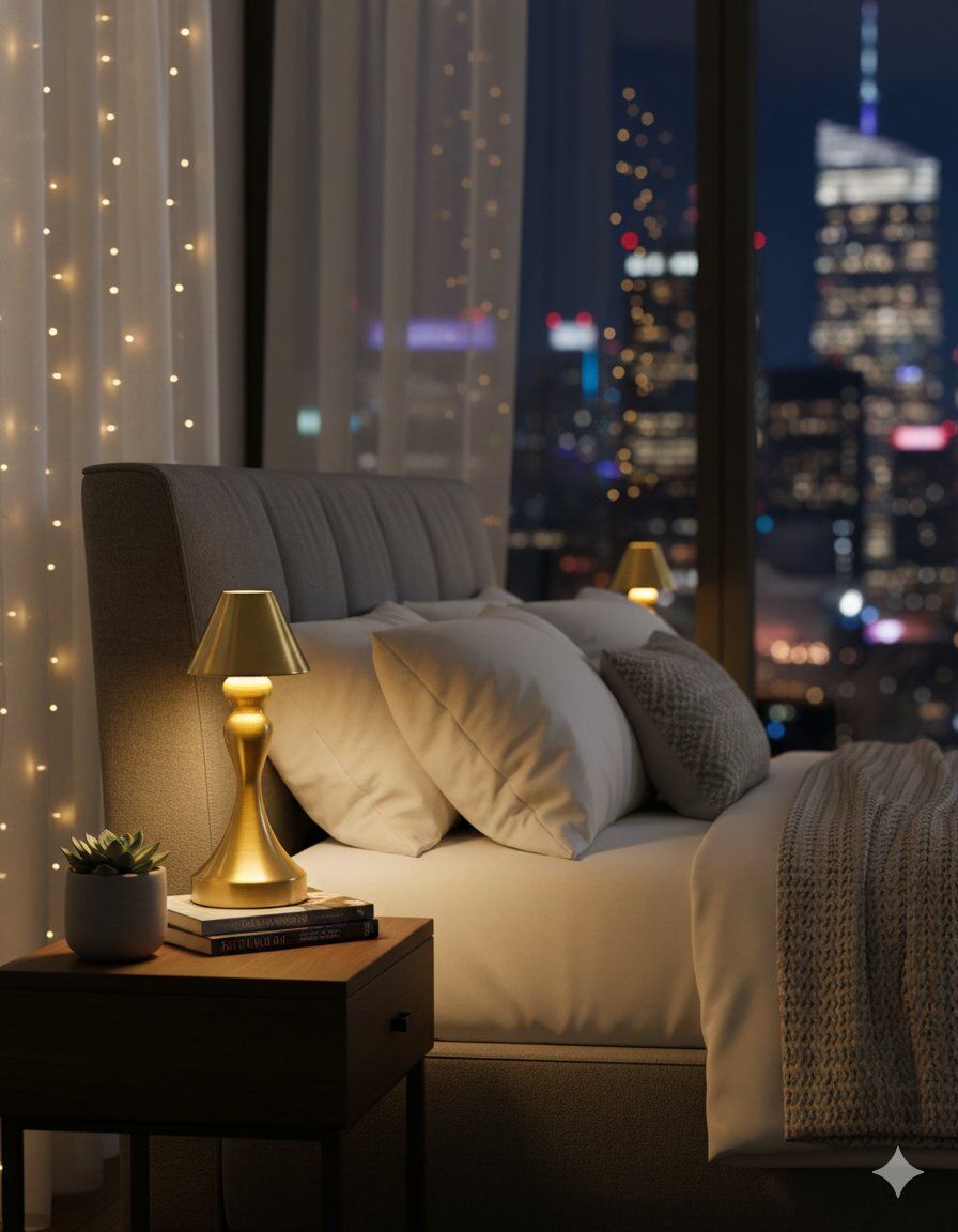 Masa Üstü Dekoratif Zarif Led Masa Lambası