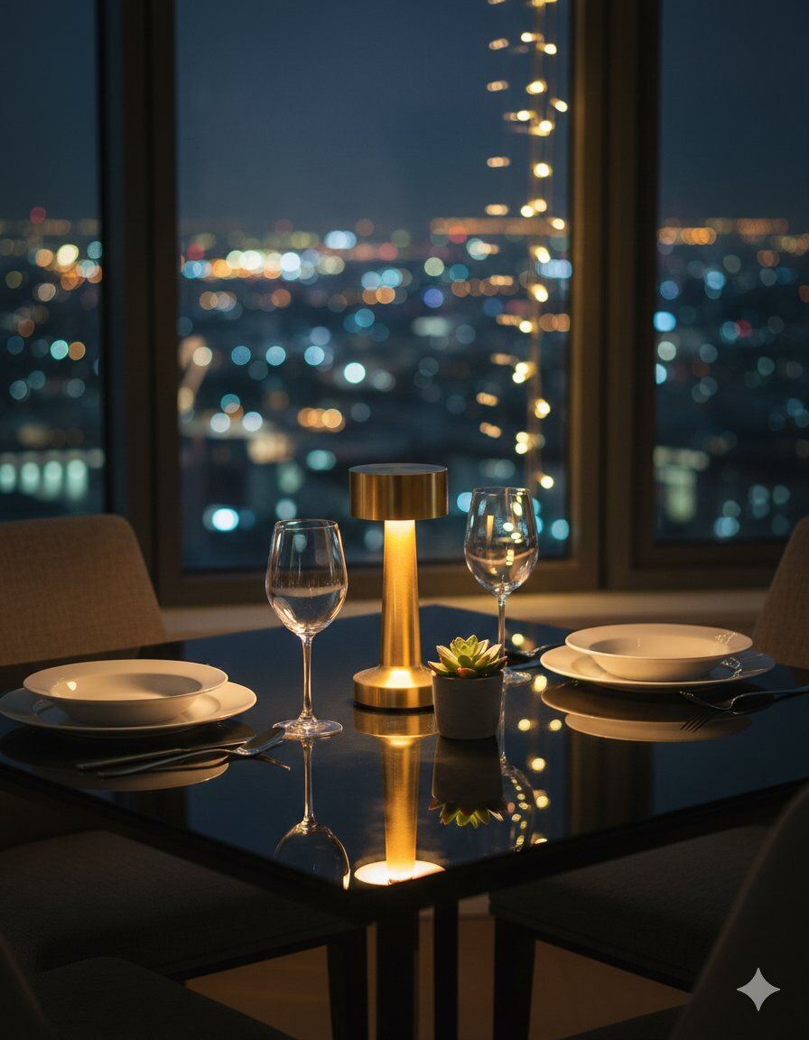 Kule Tipi Dokunmatik Ledli Masa Lambası