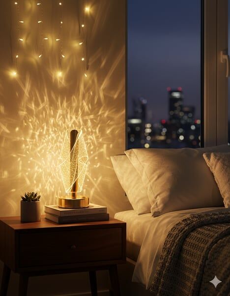 Sarmal Led Dekoratif Masa Lambası