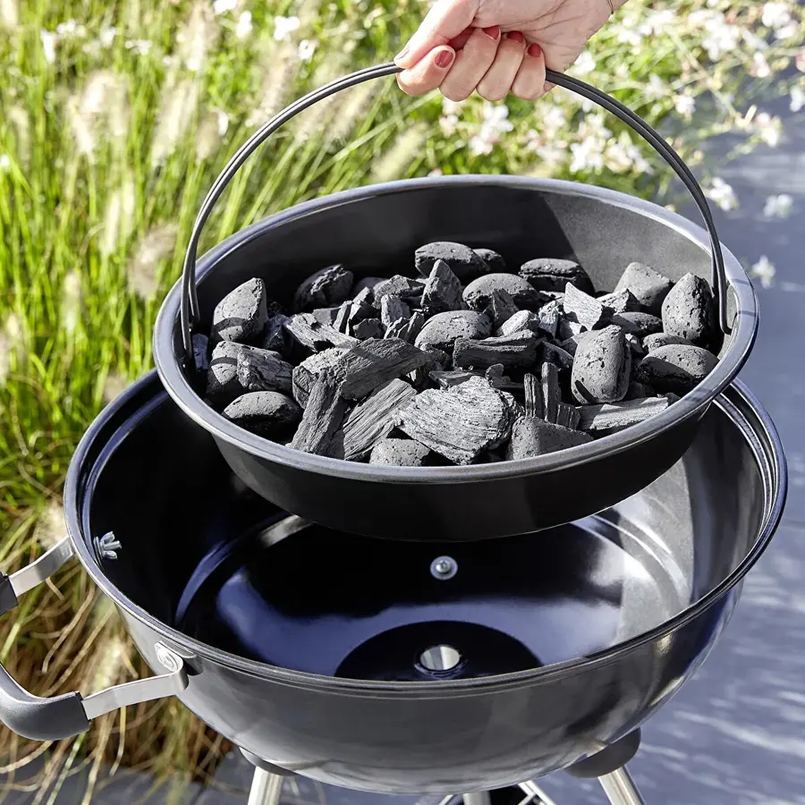 Barbekü Mangal Kömürlü Ayaklı Mangal 44cm Çap