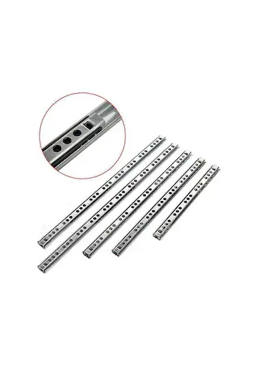 17mm Teleskopik Ray Çekmece Kızağı Çekmece Rayı (17X342)