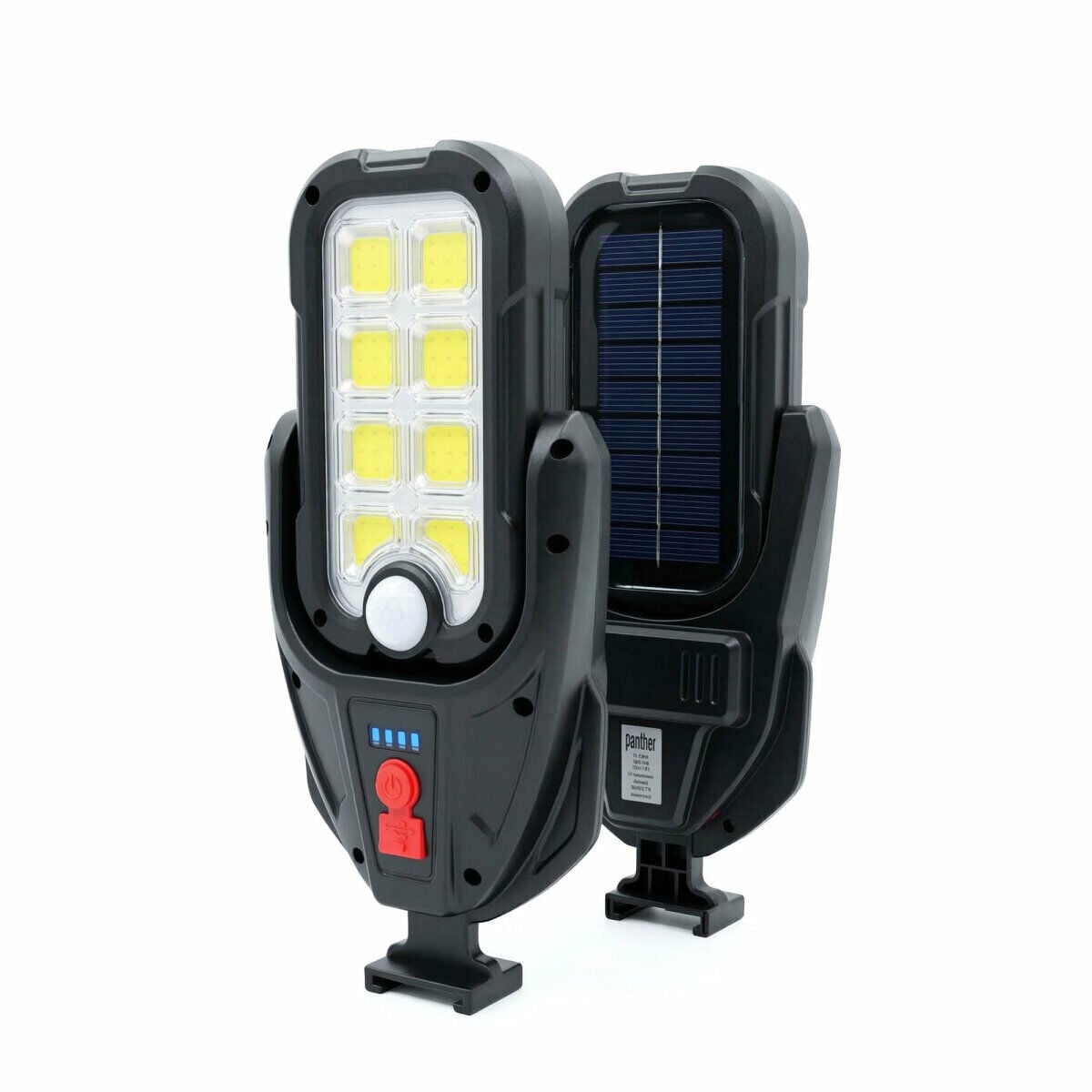 Panther Duvar Lamba Solar Şarjlı Hareket Sensörlü 2