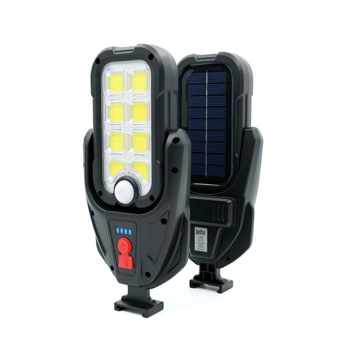 Panther Duvar Lamba Solar Şarjlı Hareket Sensörlü 2